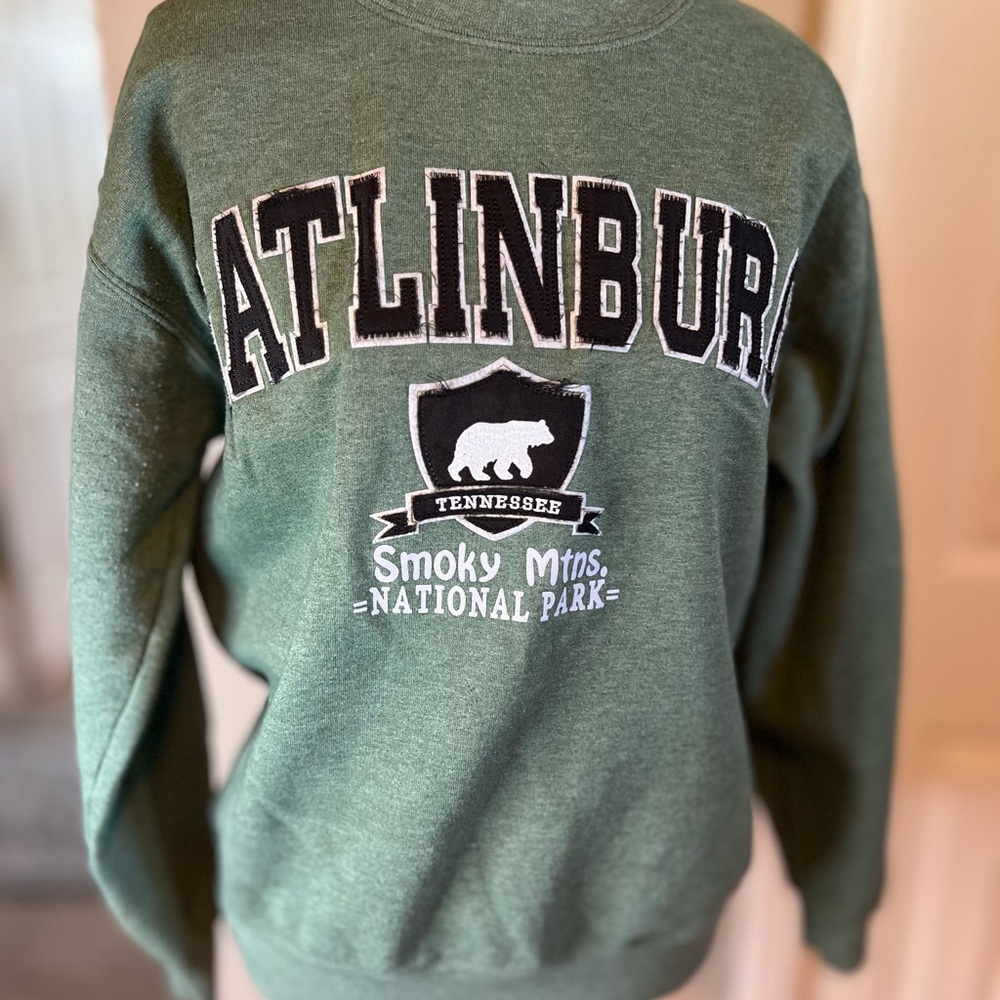 Green Smoky Mtns National Park Sweater